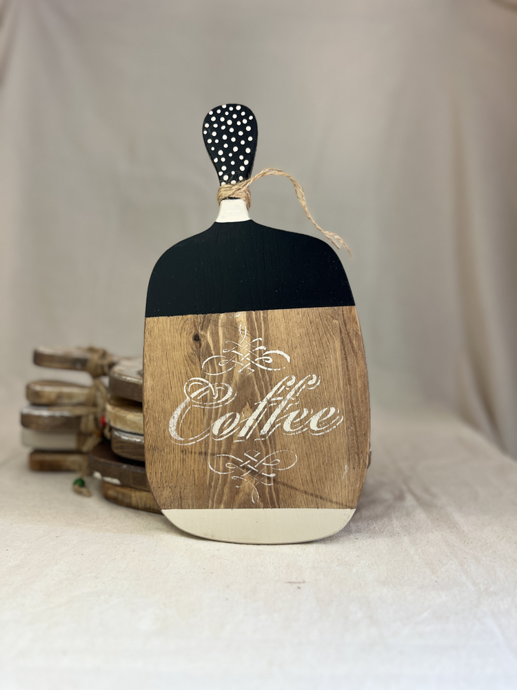 Coffe Dekoratif Sunum Tahtası