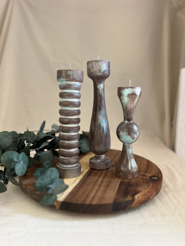 Trio Eskitme Şamdan