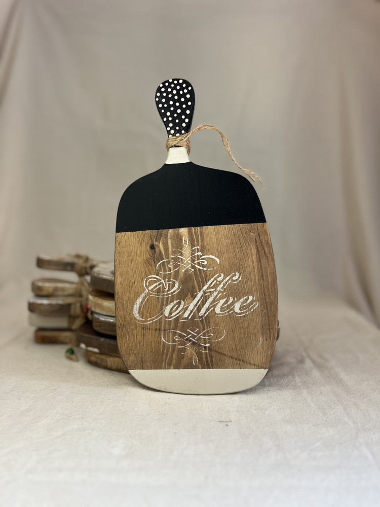 Coffe Dekoratif Sunum Tahtası