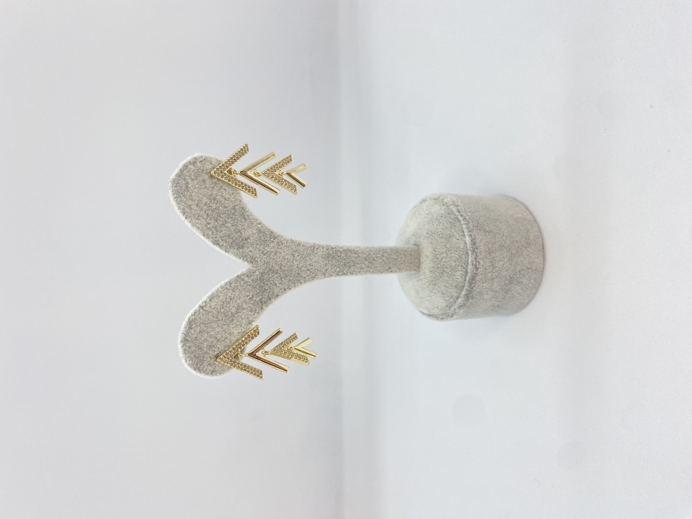 Balık Kılçıklı Küpe