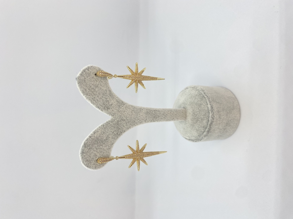 Kutup Yıldızlı Küpe