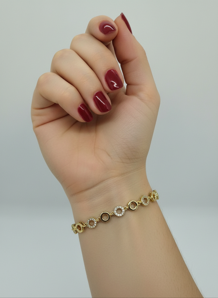 Stainless Steel Halka Halka Bileklik