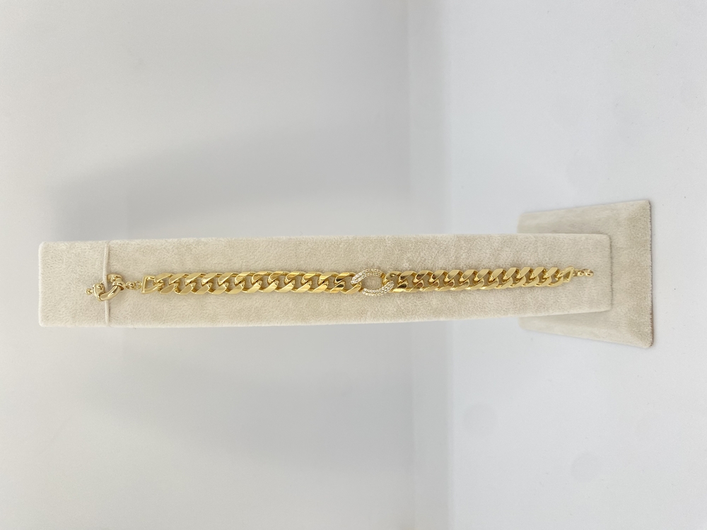Gurmet Ortası Zirkon Taşlı Gemici Halatlı