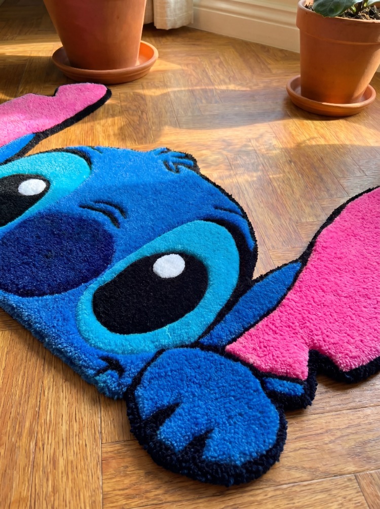 STITCH KARAKTERLİ EL YAPIMI TUFTING HALI