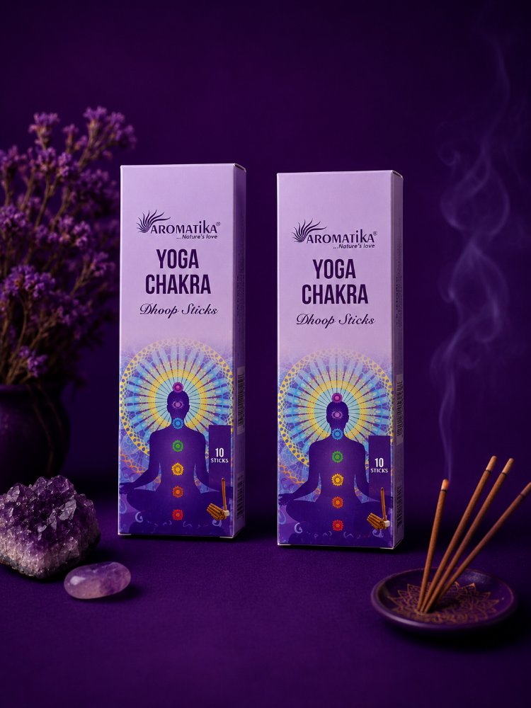  Yoga Chakra Dhoop Tütsü Seti