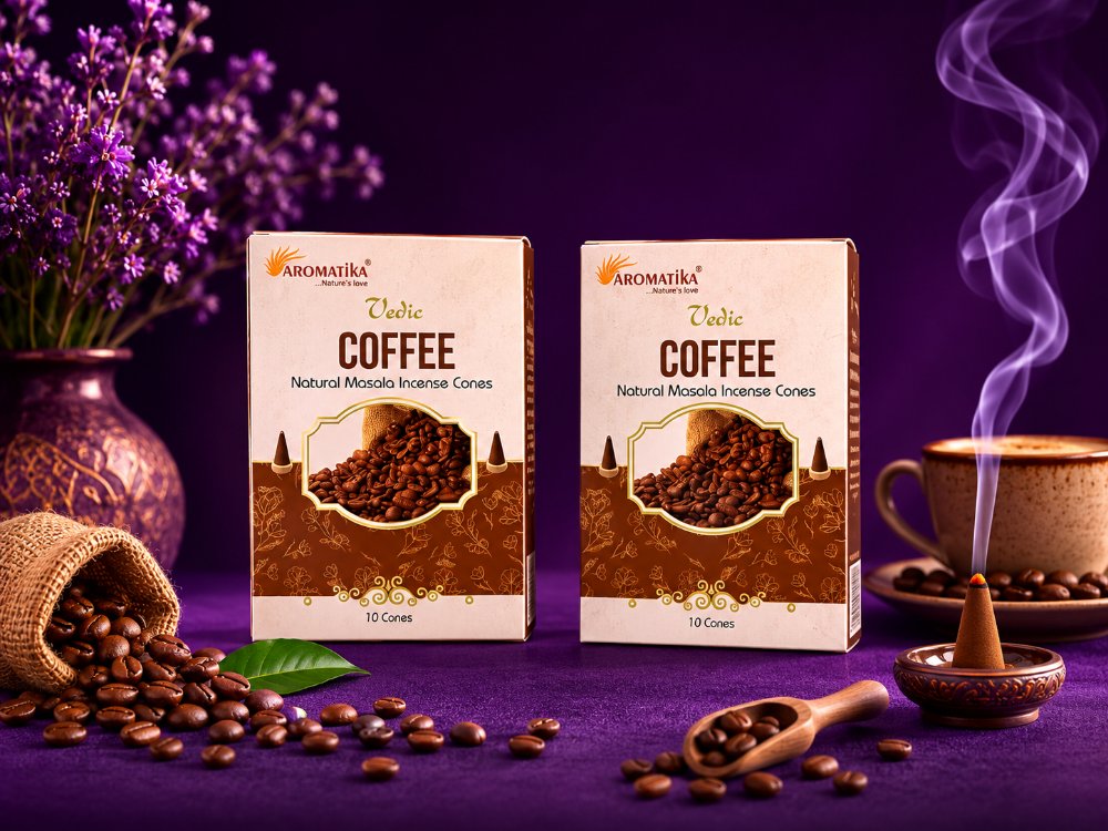 ☕ İleri Akış Konik Tütsü Seti – Coffee