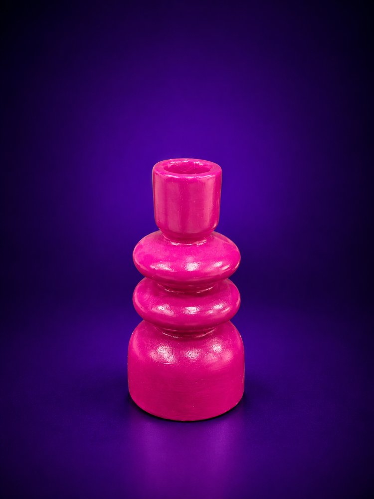 Pembe El Yapımı Şamdan