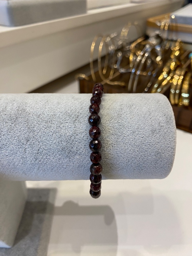 Granat Doğal Taş Unisex Bileklik