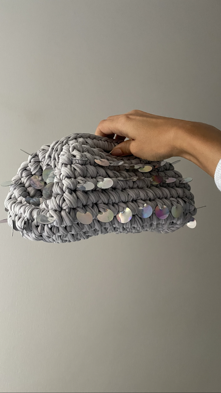 Glam Bag | Shine Grey