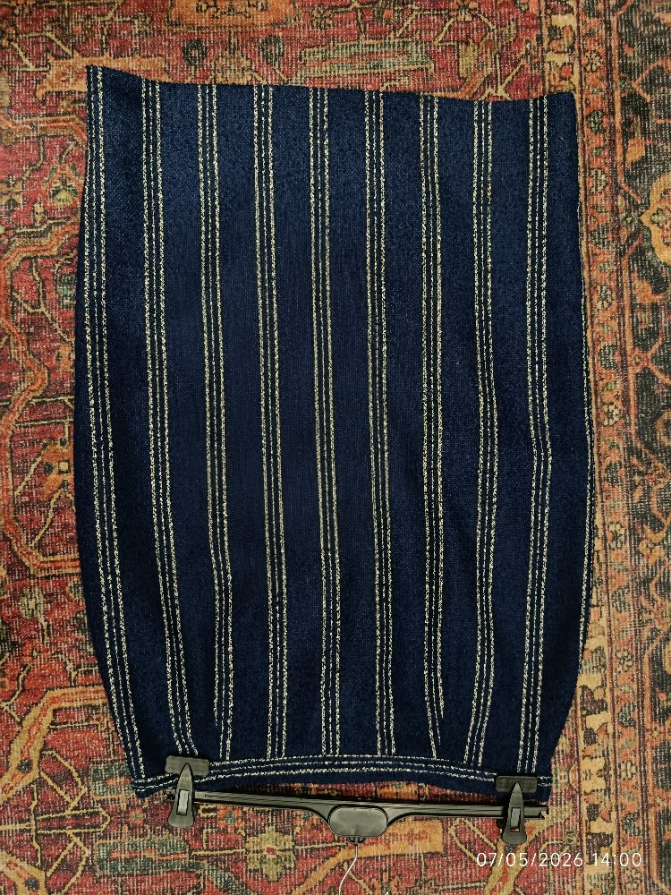 Çizgili kalem etek