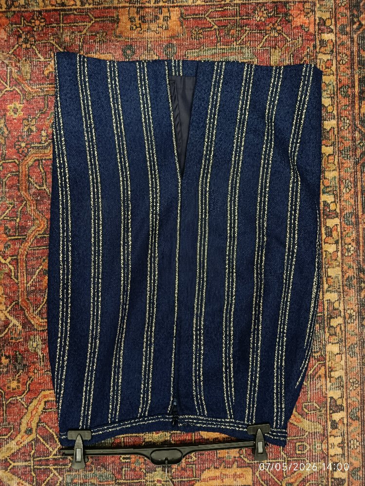 Çizgili kalem etek