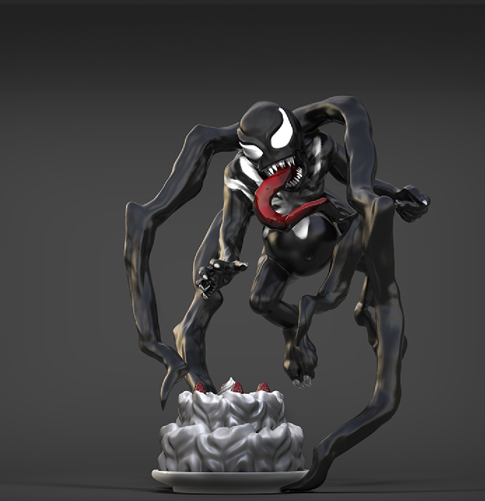 Venom ( Chibi ) - Marvel