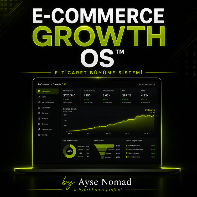 E-Commerce Growth OS™ — E-Ticaret Büyüme Sistemi