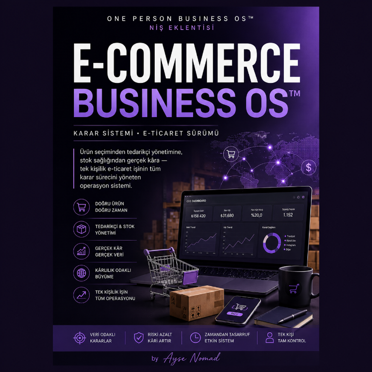 E-Commerce Business OS™ — E-Ticaretin Karar Sistemi