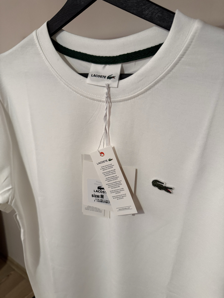 Beyaz Lacoste T Shirt