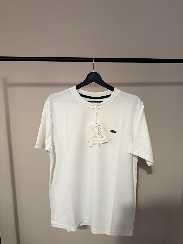 Beyaz Lacoste T Shirt