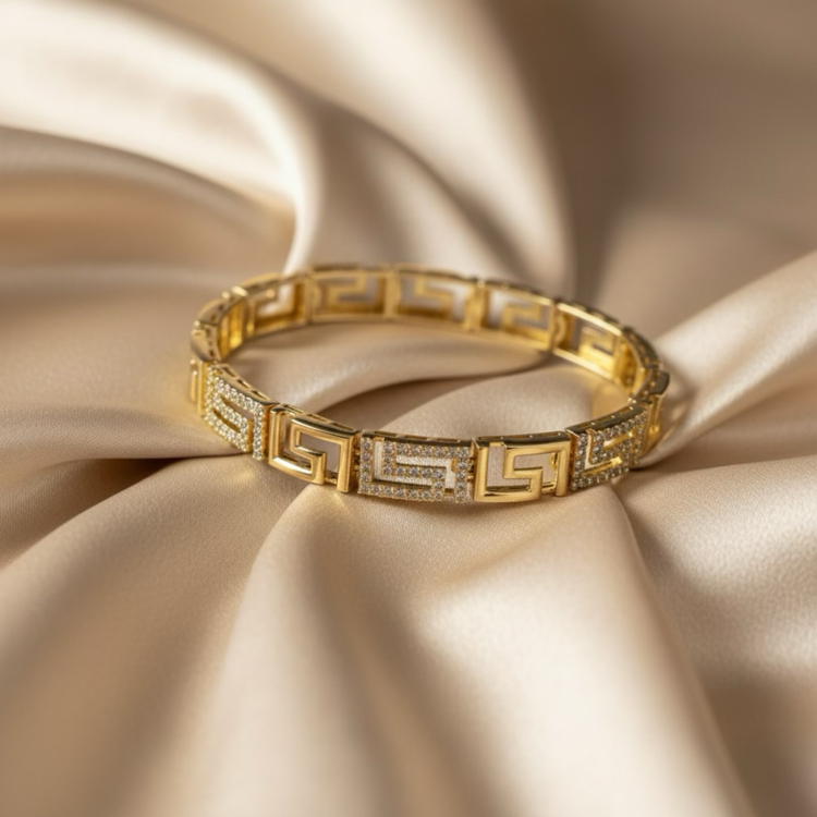Hiléra Premium Greek Pattern Bracelet ✨