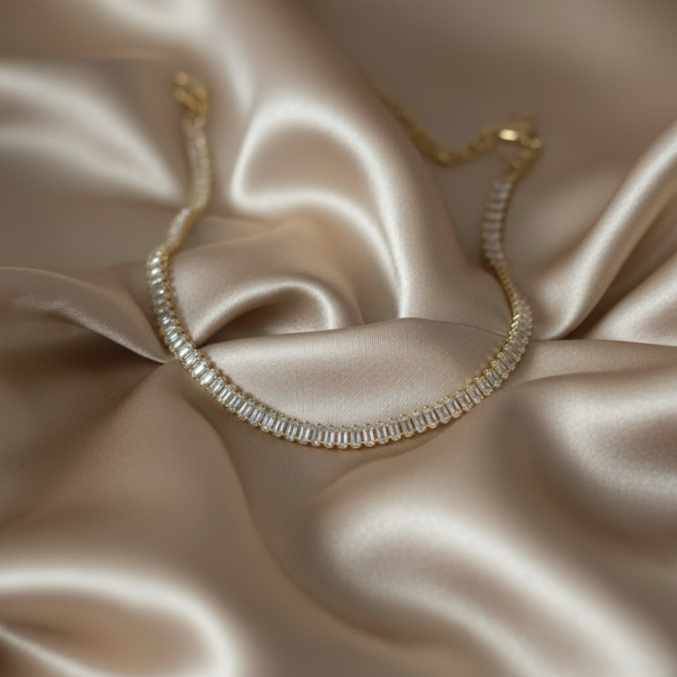 Hiléra Tennis Zircon Choker Necklace ✨