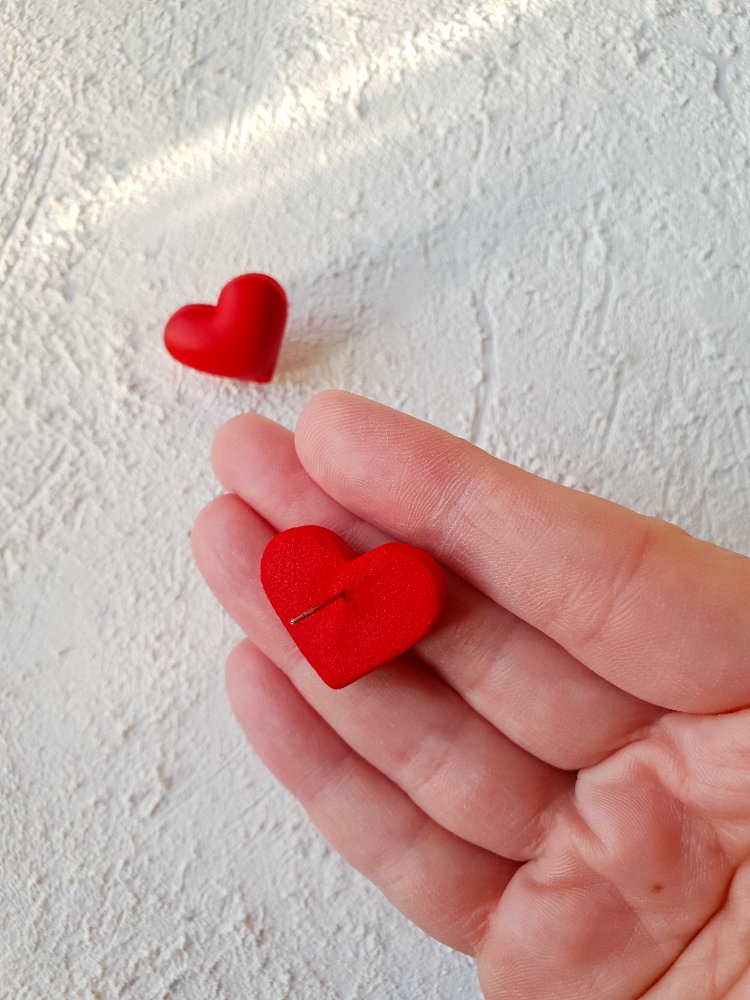 Bubble Hearts Red