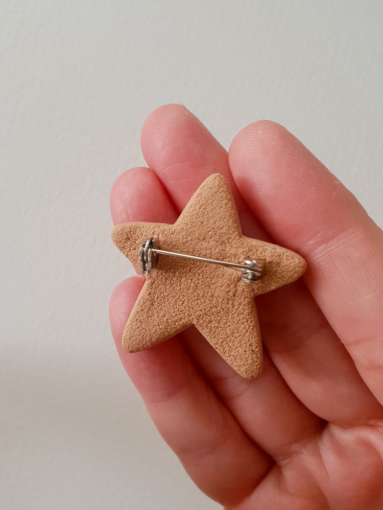 Sprinkled Star Kurabiye Broş