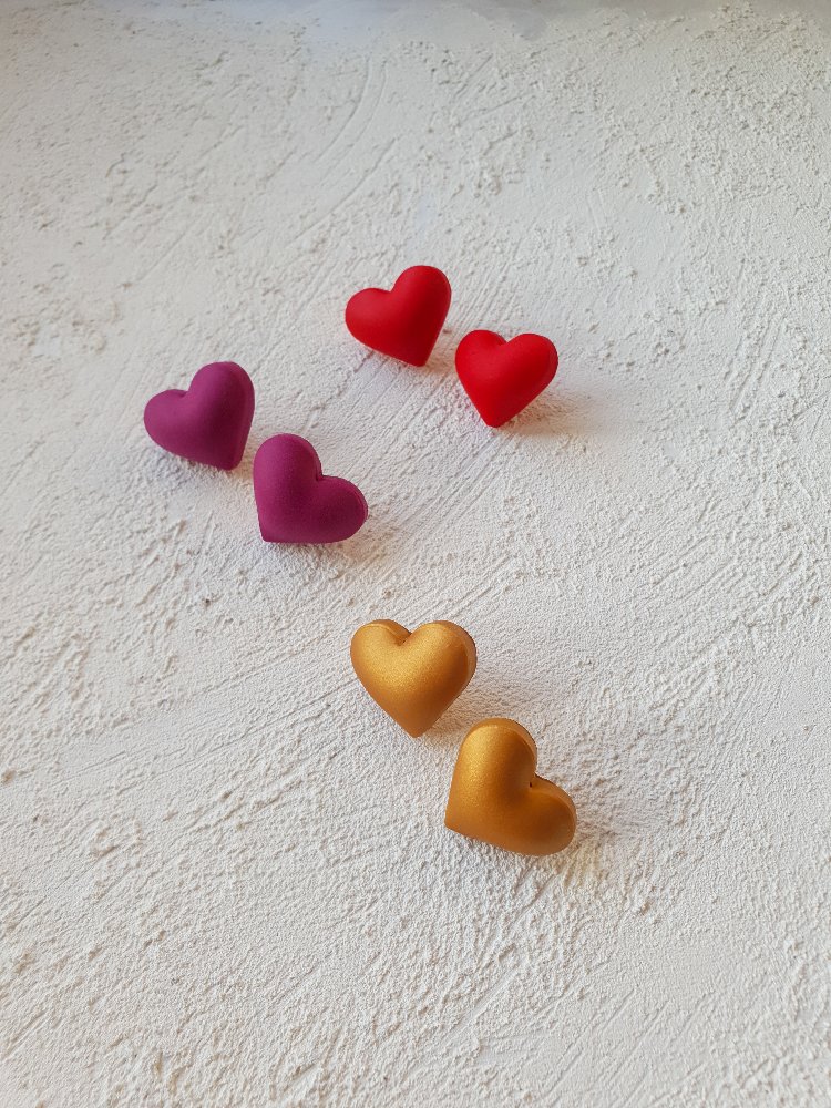 Bubble Hearts Red