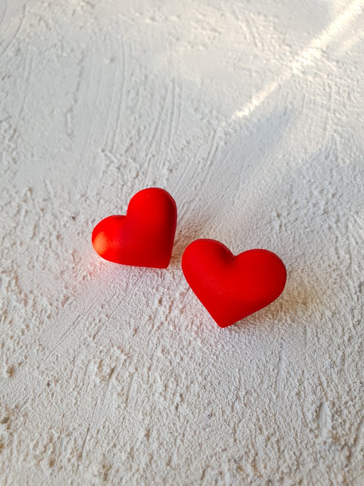 Bubble Hearts Red