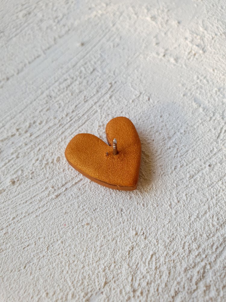 Jelly Hearts Broş Gold