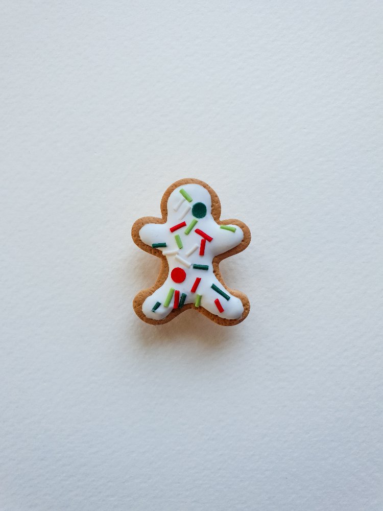 Gingerbread Man Kurabiye Broş