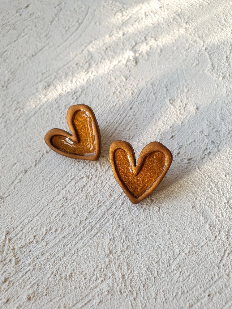 Jelly Hearts Antique Bronze