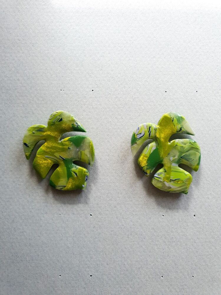 Bonbon Monstera Broş
