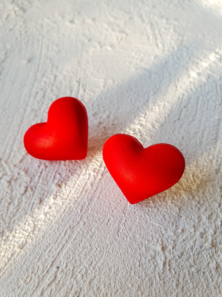 Bubble Hearts Red