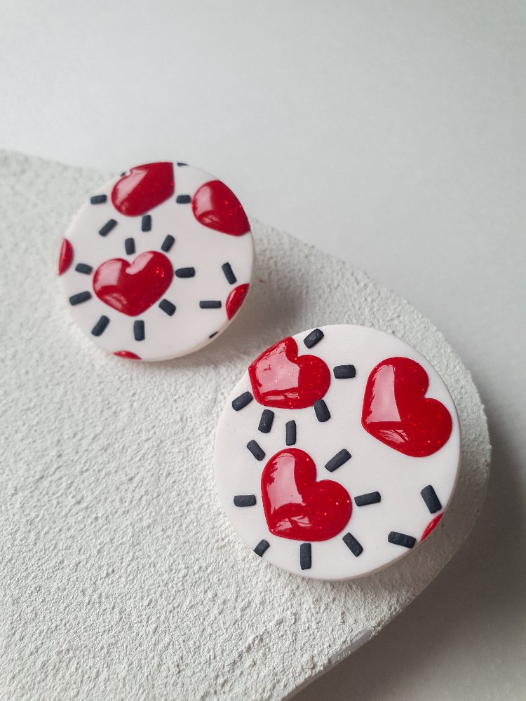 Glitter Hearts Dot #2