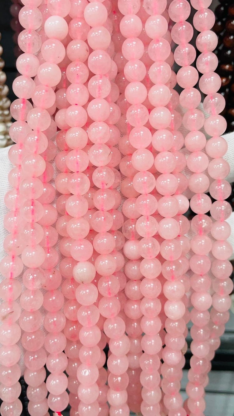 8 mm Pembe Kuvars dizi