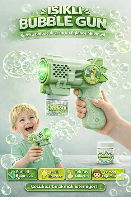 IŞIKLI BUBBLE GUN 