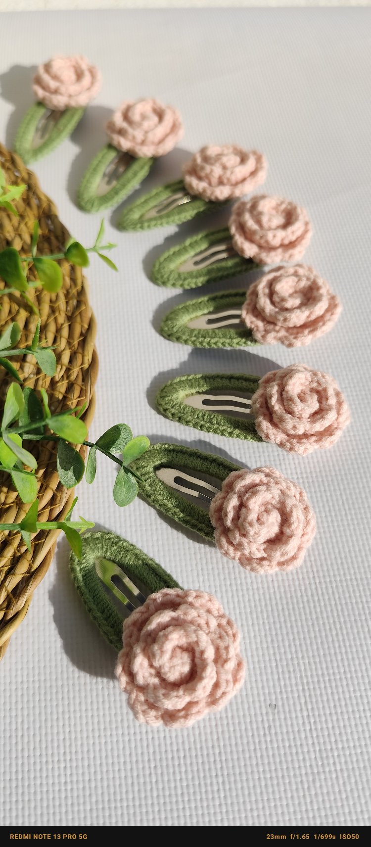 Pembe gül toka
