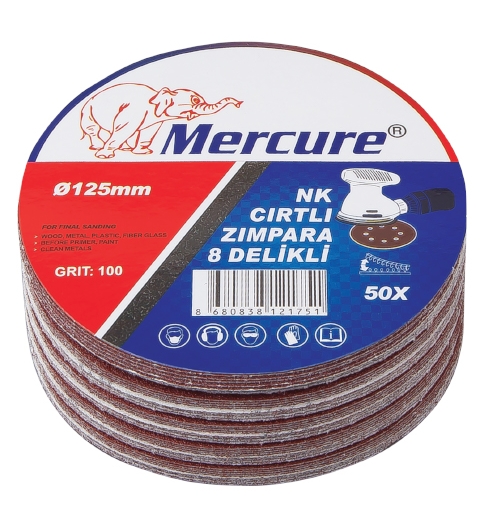 MERCURE CIRTLI ZIMPARA NK-125 8 DELİKLİ 100 ADET