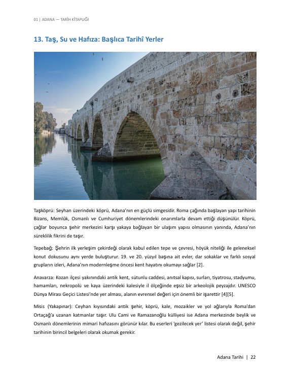 01 Adana Tarihi ve Keşif Rehberi (Dijital E-Kitap - PDF)