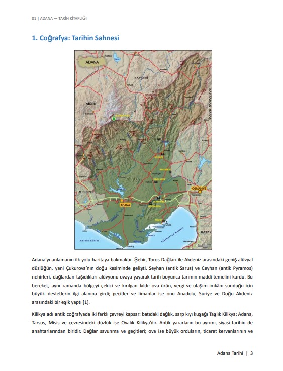 01 Adana Tarihi ve Keşif Rehberi (Dijital E-Kitap - PDF)