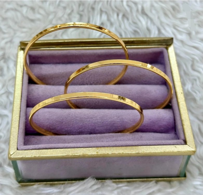 Çelik 3LÜ Ajda Bilezik (65MM)