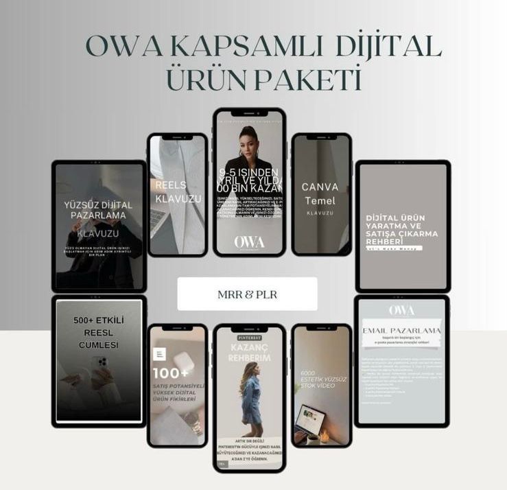 
OWA KAPSAMLI DİJİTAL ÜRÜN PAKETİ