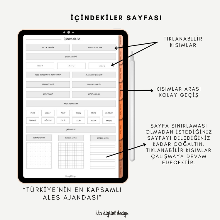 ALES AJANDASI (ZAMANSIZ)