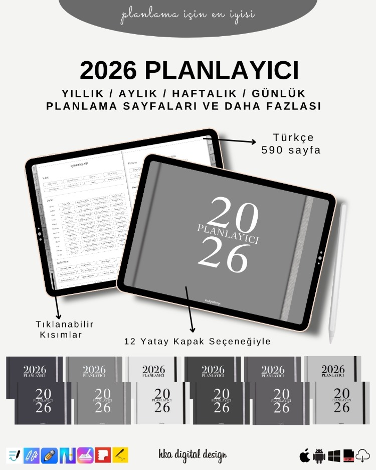 2026 PLANLAYICI (GRİ)