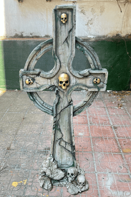 Gothic Warrior Memorial Cross