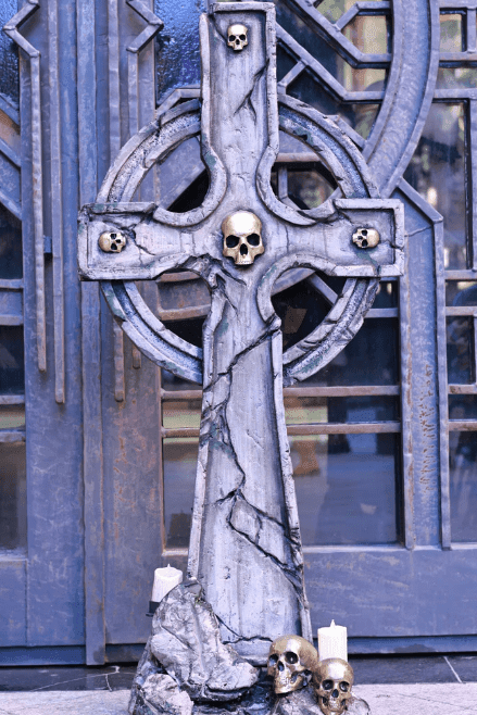 Gothic Warrior Memorial Cross