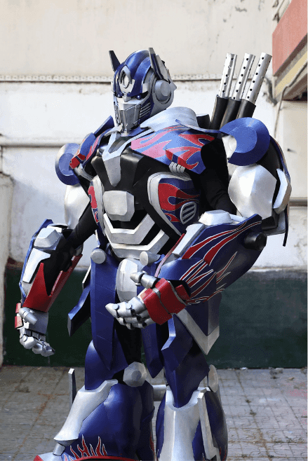 Prime Mecha Hero Costume