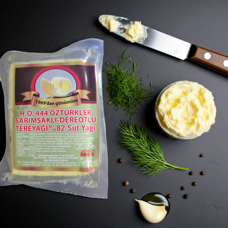 H.Ö 444 Sarımsaklı-Dereotlu Tereyağı 350 Gr
