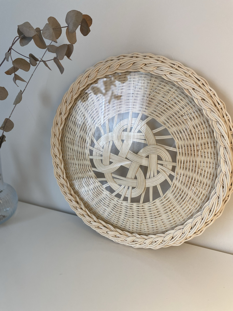 Rattan tepsi