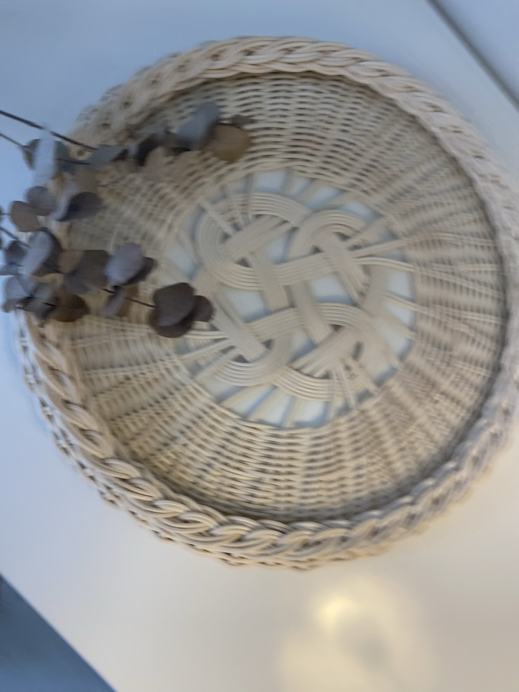 Rattan tepsi