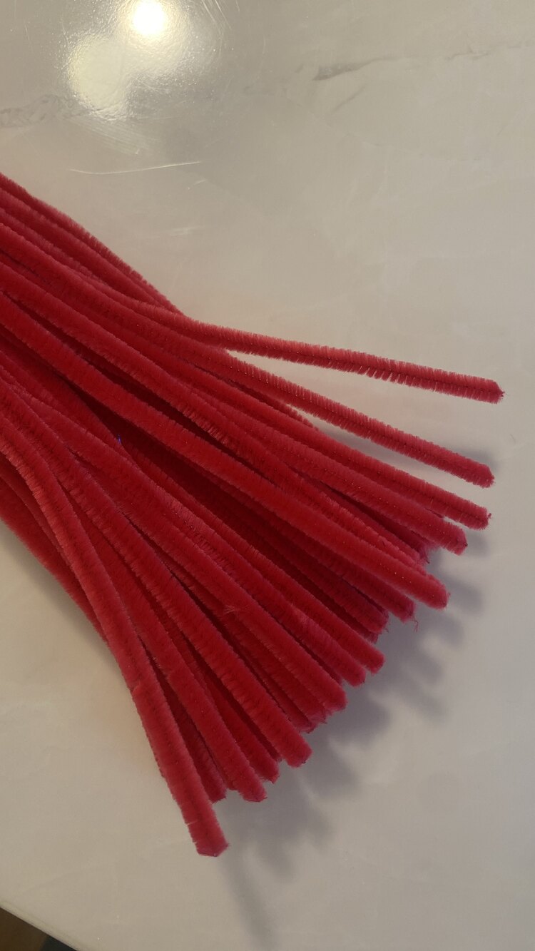 50 ADET KOYU PEMBE ŞÖNİL