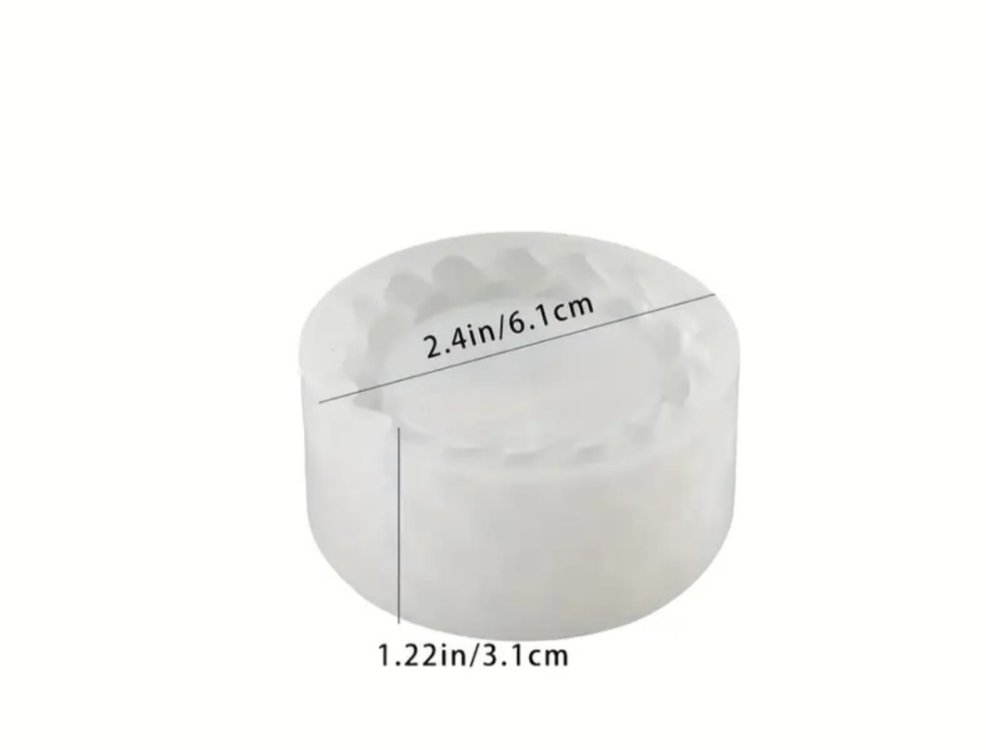 Örgülü Yuvarlak tealight mumluk